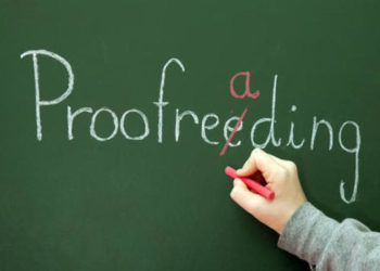 Importance of proof-reading all writers should know