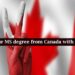 Complete your MS degree from Canada with Scholarships