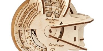UGears stem lab curvimeter wooden: An advanced curvimeter supported by AR technology