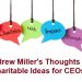 Andrew Miller’s Thoughts on Charitable Ideas for CEOs