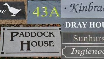 House signs materials with range of choices