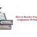 How to Resolve Programming Assignment Writing Issues?