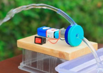 How To Make A Mini Water Pump Only By The Smallest Motor