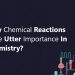 WHY CHEMICAL REACTIONS HAVE UTTER IMPORTANCE IN CHEMISTRY