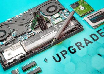 What hardware upgrades can be made to gaming laptops?