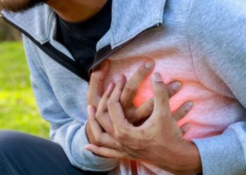 Why are men associated with high risks of a heart attack?