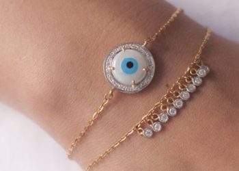 The evil eye diamond bracelet! Best protection jewelry for you