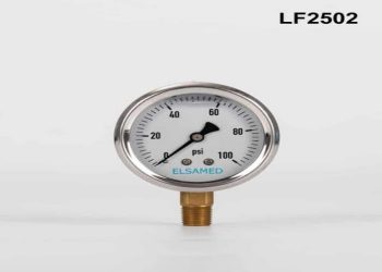 Why is liquid filled in pressure gauges?
