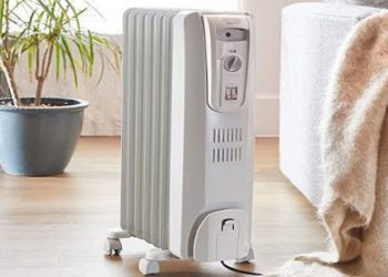 Can the oil-filled radiators heater be left on overnight?