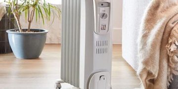 Can the oil-filled radiators heater be left on overnight?