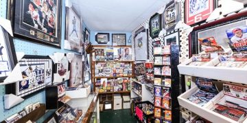 What are the sports collectibles?