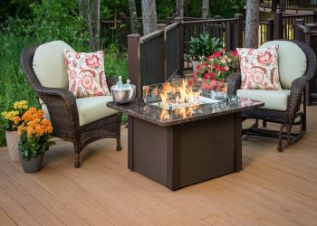 Make a Statement with a Wooden Fire Table for Your Patio