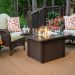 Make a Statement with a Wooden Fire Table for Your Patio