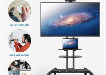 Say goodbye to small screens and hello to home theater experience​ with a portable ​TV stand