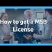 Guide to obtaining an MSB license