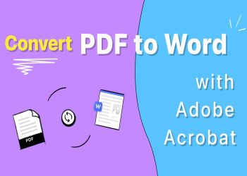 How to Convert PDF to Word with Adobe Acrobat