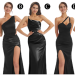 Beautiful Plus Size Black Satin Bridesmaid Dresses: Unveiling Sleek Sophistication