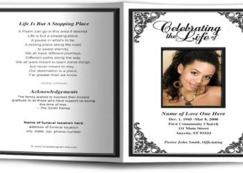 Customizing Funeral Programs for Lasting Tributes