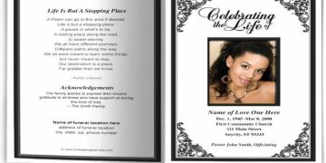 Customizing Funeral Programs for Lasting Tributes