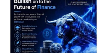 SHR Miner has launched a free cloud mining service for holders of BTC, XRP,  and ETH, offering daily earnings of $10,700 or more